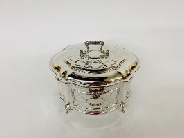 קופסת אתרוג כסף טהור סטרלינג 925