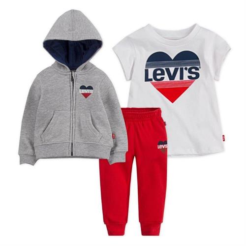 LEVIS 3 PCS RED SET