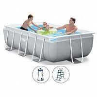 בריכת עמודים INTEX מלבנית 300X175X80 ס"מ דגם : 26784 PRISM