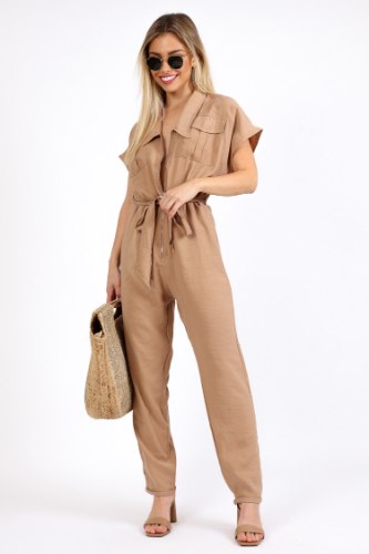 אוברול טייסים קופרו כאמל/זית