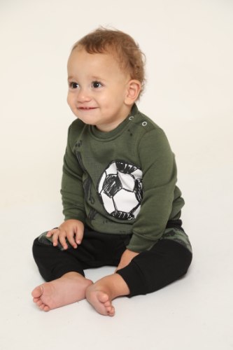 חליפת פוטר תינוק כדורגל