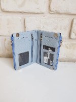 ארנק דמוי עור קטן תכלת 4026