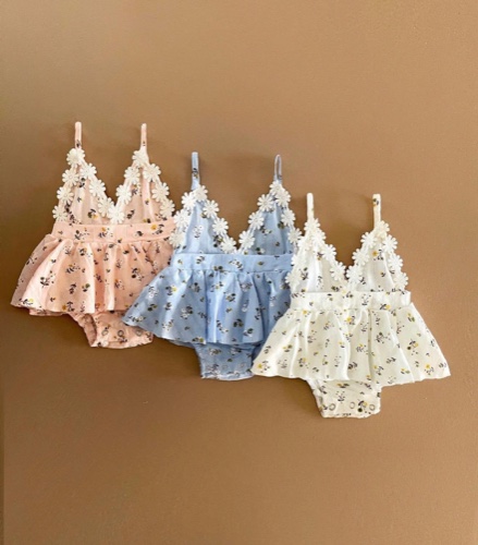 בגד גוף יהלי מלמלה פרחוני