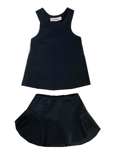 חליפת חצאית שחורה