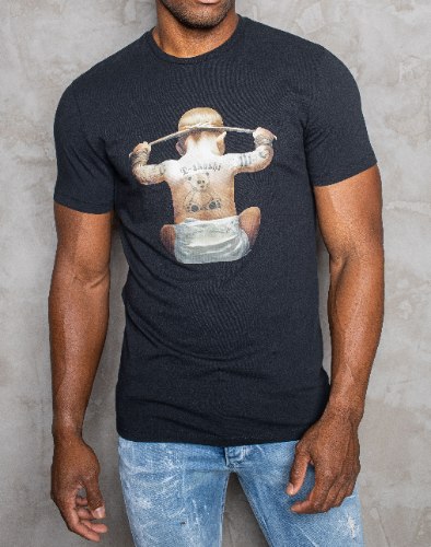 טי שרט  T - AKASHI LOGO  צבע שחור