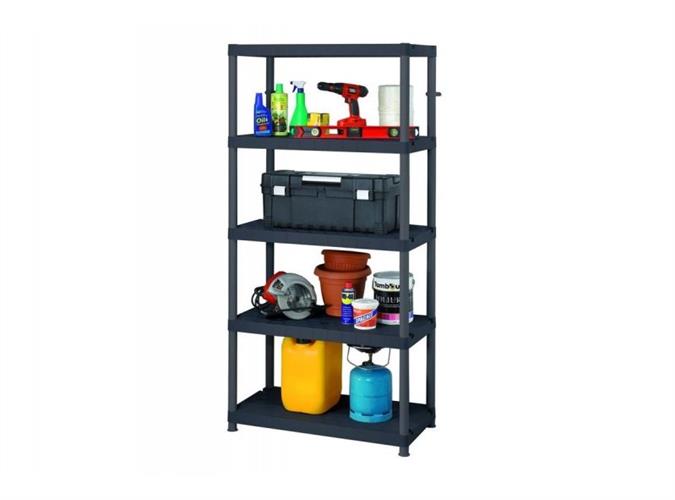 סט 5 מדפים 18 אינץ' כתר פלסטיק