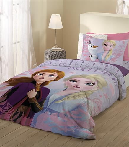 סט מלא אלזה ואנה או מיטה וחצי 100% כותנה