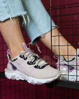 נעלי נשים NIKE REACT VISION צבע בז'/ורוד