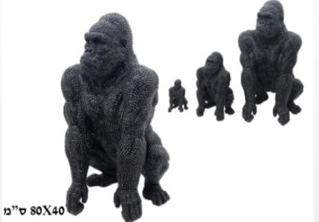 גורילה גדולה שחורה