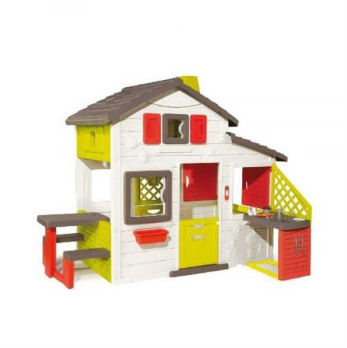 בית משחק לילדים גדול ומפואר עם מטבח מבית Smoby