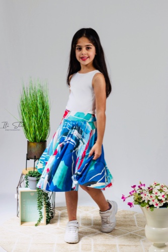 סט חולצה וחצאית אפי