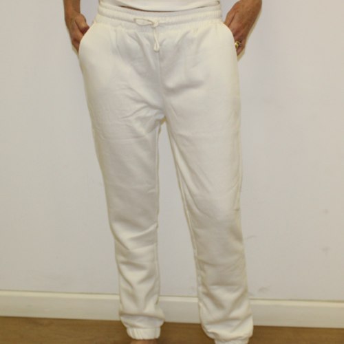 מכנס פוטר נשים גומי לבן