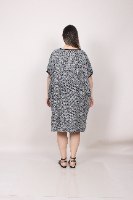 שמלת טוניקה ג׳יזל מודפס אפור