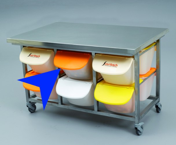 מכסה למיכל 15ליטר כתום