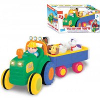 טרקטור חווואי + נגרר דובר עברית