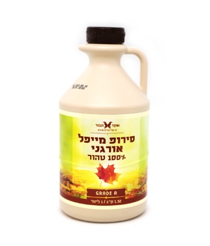 סירופ מייפל אורגני – 1 קילו שקד תבור