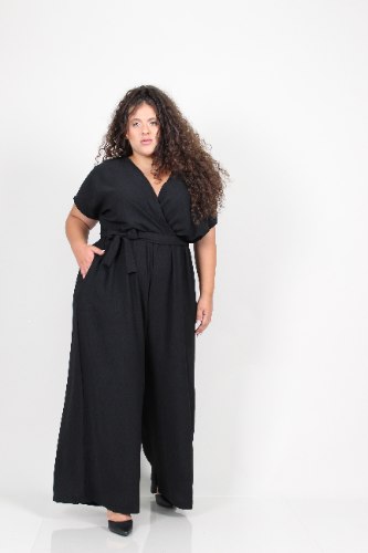 אוברול ברנדי שחור