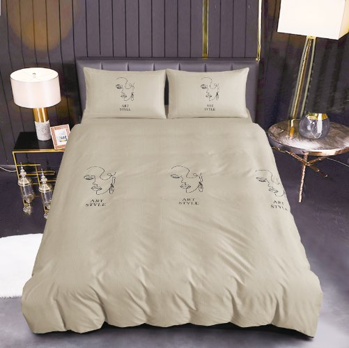 סט מצעים למיטה וחצי 120/200 דגם גלרי - 4514