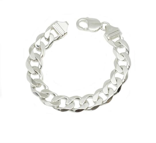 צמיד חוליות כסף לגבר קלאסי 925 (איטלקי)