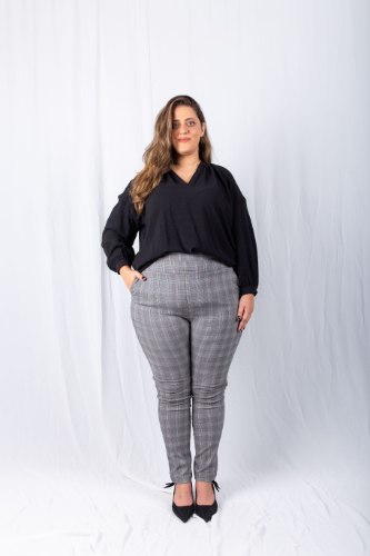 מכנסיי אוגוסט משבצות