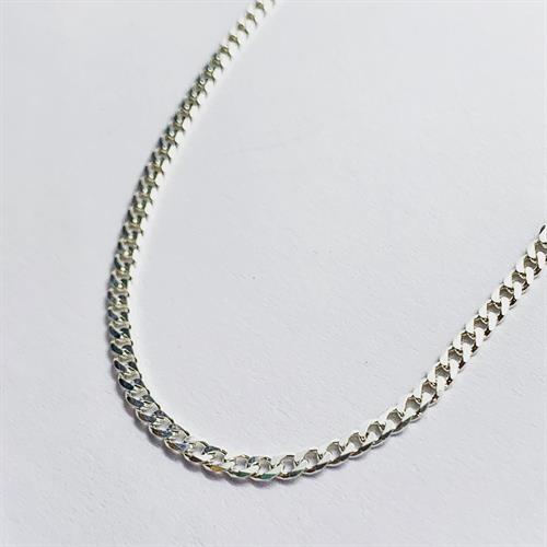 שרשרת גורמט פנצ'ר כסף קצרה S