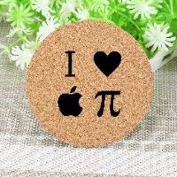 I love apple pie coaster