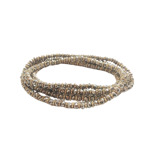 שרשרת/צמיד מישל אפור