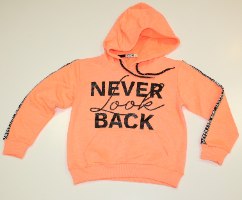 קפוצ'ון יוניסקס NEVER BACK כתום