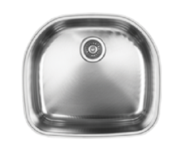 כיור UKINOX נירוסטה יחיד בהתקנה שטוחה דגם ציריך - מיוצר באירופה