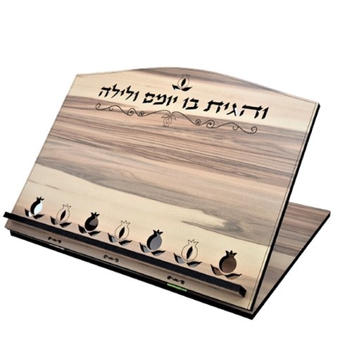 סטנדר שולחני איכותי זר רימונים עץ טבעי