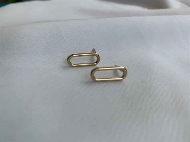 עגילי לורן בייסיק זהב