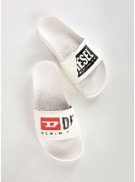 DIESEL SLIDES WHITE