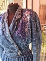 שמלת ג'ינס אייטיז בדרגת פיס מידה S