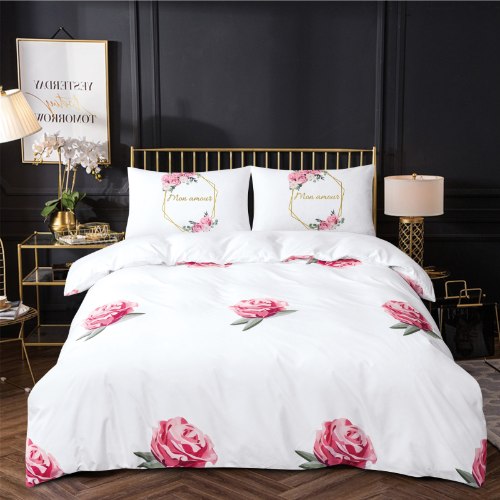 סט מצעים למיטה וחצי 120/200 דגם שקד - 22455