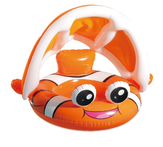 גלגל רכיבה פעוטות עם גג דג 76*58*41 סמ