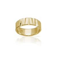 טבעת נישואין בשילובי טקסטורות מאט מוטות ופסים מבריקים- דגם M155