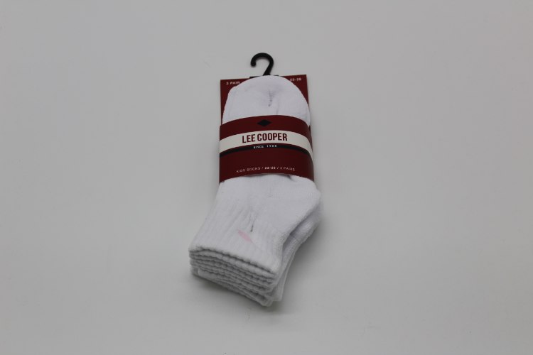 שלישיית גרבי ריב בנות לבן