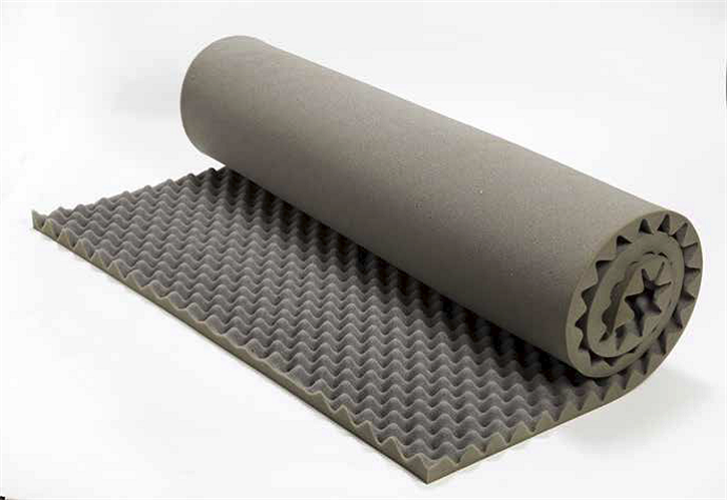 ספוג אקוסטי להפחתת רעש -ביצים אפור חסין אש