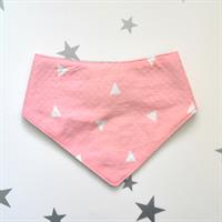 סינר בנדנה ורוד משולשים