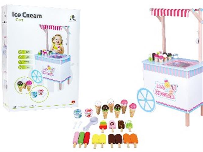 דוכן גלידה מעץ ענק