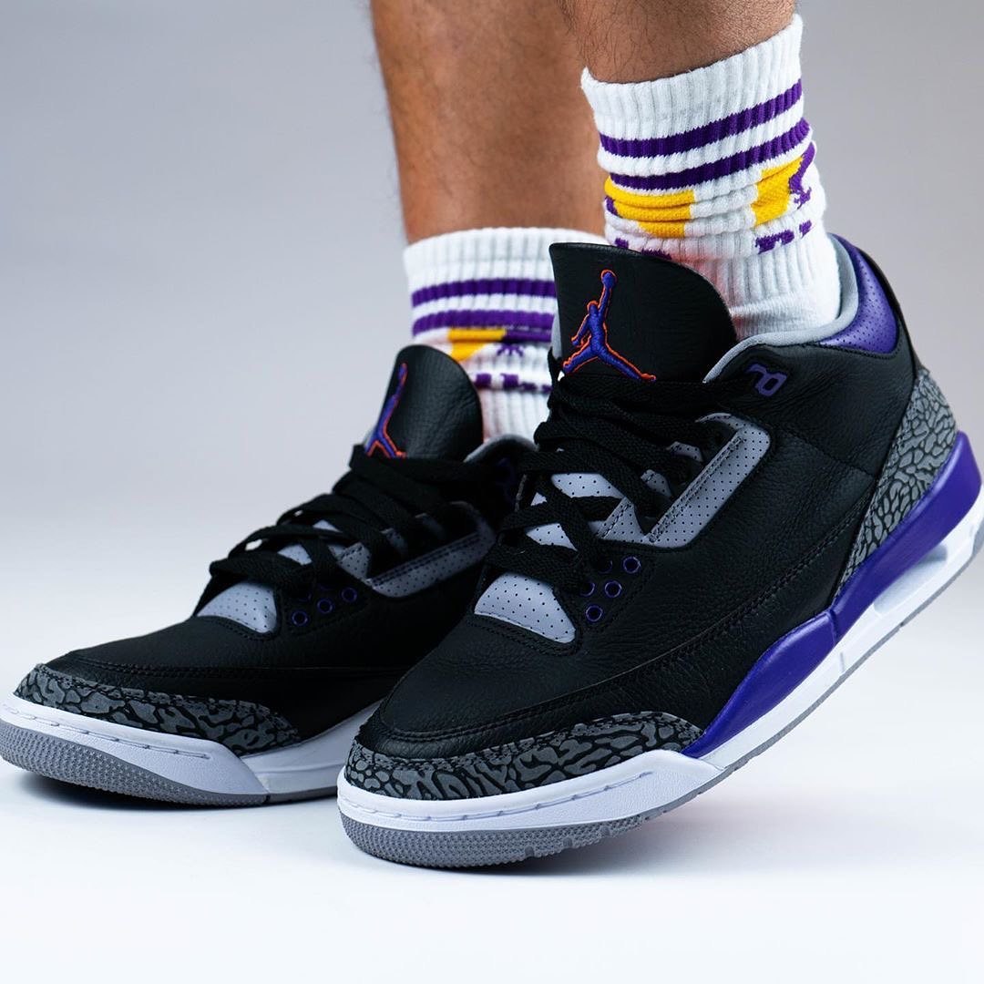 nike air jordan 3 purple