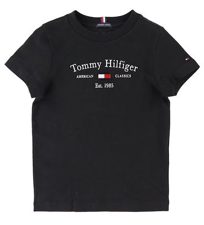 טישירט TOMMY H שחור 1-16