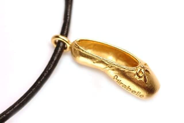 שרשרת מחול נעל בלט  עור