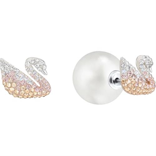 עגילים Swarovski קולקציית ICONIC SWAN