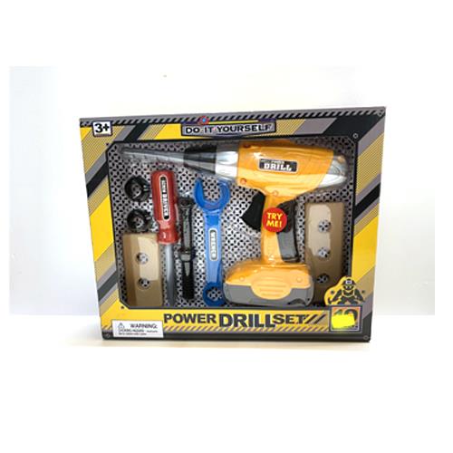 סט מקדחה עם כלי עבודה