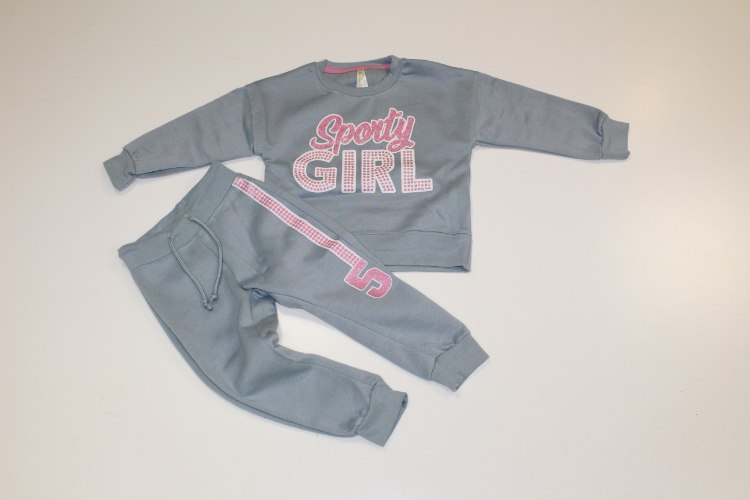 חליפת פוטר GIRL תכלת