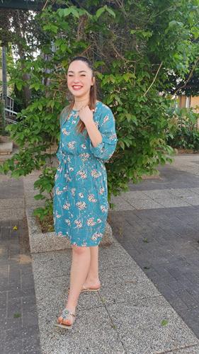 שמלת כותנה הדס 3/4