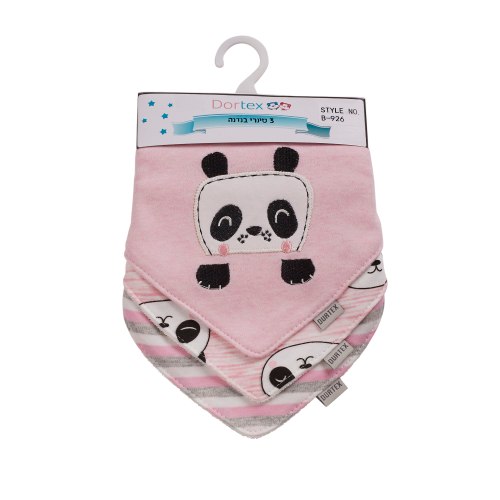 סט שלישיית סינרים-בנדנה דב פנדה