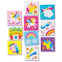 אמנות בחרסינה מגנטים חדי-קרן - 4M