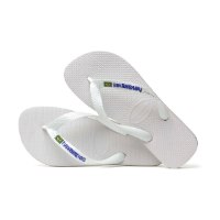 כפכפי הוויאנס ברזיל לוגו יוניסקס צבע לבן